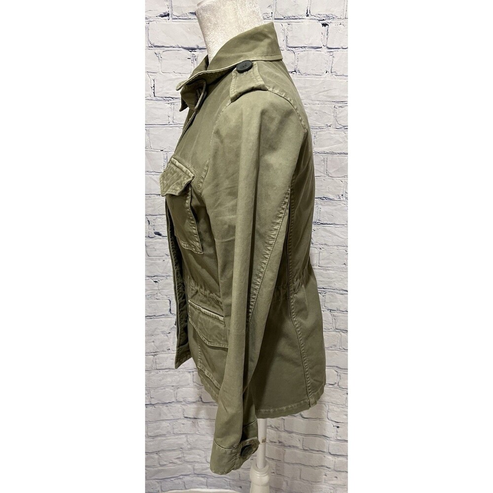 Madewell Outbound Jacket Women’s Desert Olive Green Pockets Button Front XS - Picture 4 of 11